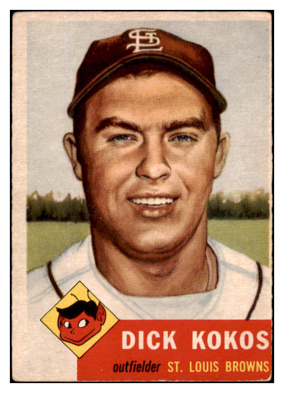 1953 Topps Baseball #232 Dick Kokos Browns VG-EX 519788