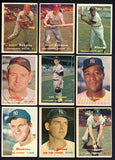 1957 Topps Set Lot 203 Diff Mid Grade Ashburn Roberts Kell 519801