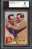 1962 Topps Baseball #140 Babe Ruth Lou Gehrig BVG 6 EX-MT 519831