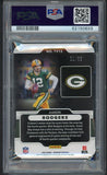 2020 Panini Obsidian #TV13 Aaron Rodgers Packers PSA 9 MINT 519845