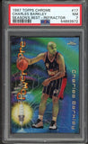 1997 Topps Chrome Refractor #017 Charles Barkley Rockets PSA 7 NM 519847