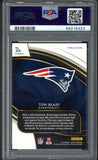 2018 Panini Select Prizm #201 Tom Brady Patriots PSA 9 MINT 519853