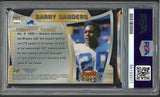 1996 Bowman Best Cut Refractor #BC15 Barry Sanders PSA 8 NM/MT 519854