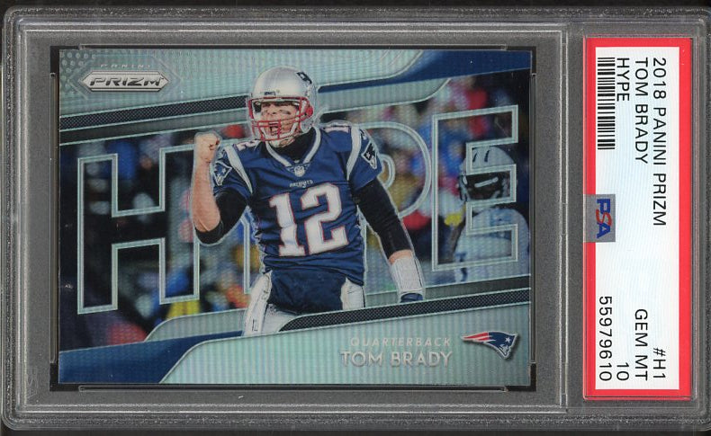 2018 Panini Prizm Hype #H1 Tom Brady Patriots PSA 10 GEM MINT 519867