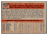 1957 Topps Baseball #342 Gene Mauch Red Sox EX+/EX-MT 519883