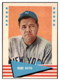 1961 Fleer Baseball #075 Babe Ruth Yankees EX-MT 519903