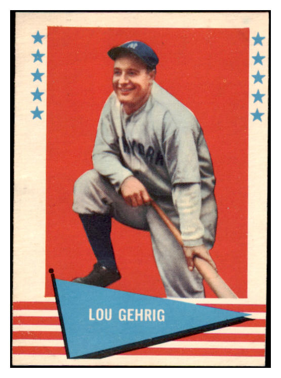 1961 Fleer Baseball #031 Lou Gehrig Yankees VG-EX 519905