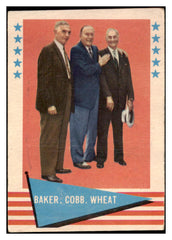 1961 Fleer Baseball #001 Ty Cobb Frank Baker Good marked 519907