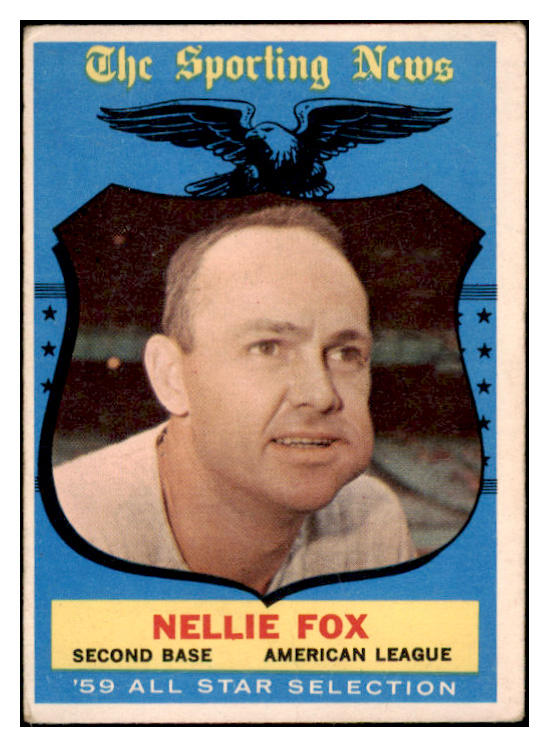 1959 Topps Baseball #556 Nellie Fox A.S. White Sox VG 519911