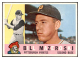 1960 Topps Baseball #055 Bill Mazeroski Pirates EX 519915