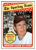 1969 Topps Baseball #421 Brooks Robinson A.S. Orioles EX-MT 519916