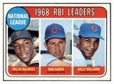 1969 Topps Baseball #004 N.L. RBI Leaders McCovey NR-MT 519922