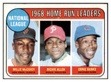 1969 Topps Baseball #006 N.L. Home Run Leaders Ernie Banks EX-MT 519931