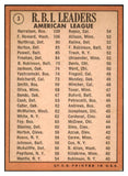 1969 Topps Baseball #003 A.L. RBI Leaders Yastrzemski EX-MT 519932