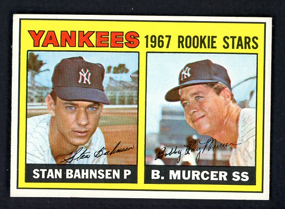 1967 Topps Baseball #093 Bobby Murcer Yankees EX+/EX-MT 519940