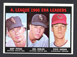 1967 Topps Baseball #233 A.L. ERA Leaders Peters EX-MT 519945