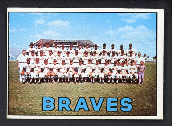 1967 Topps Baseball #477 Atlanta Braves Team EX 519948