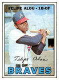 1967 Topps Baseball #530 Felipe Alou Braves VG-EX 519953