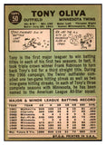 1967 Topps Baseball #050 Tony Oliva Twins NR-MT 519967