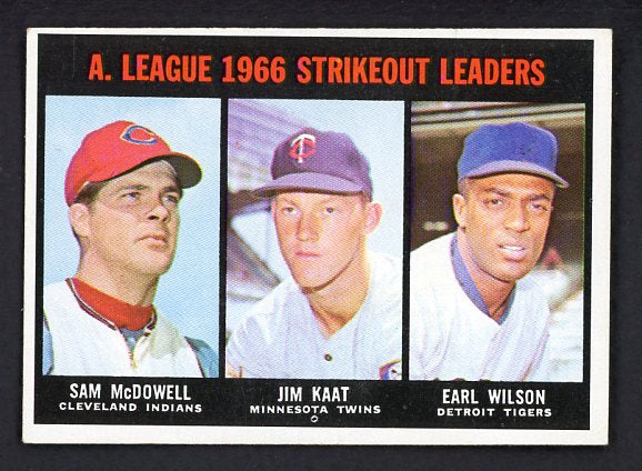 1967 Topps Baseball #237 A.L. Strike Out Leaders Jim Kaat EX+/EX-MT 519968