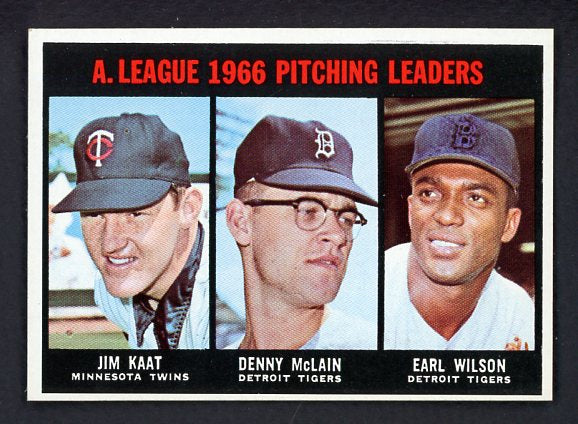 1967 Topps Baseball #235 A.L. Win Leaders Jim Kaat EX-MT 519969