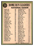 1967 Topps Baseball #244 N.L. Home Run Leaders Aaron Mays EX+/EX-MT 519970