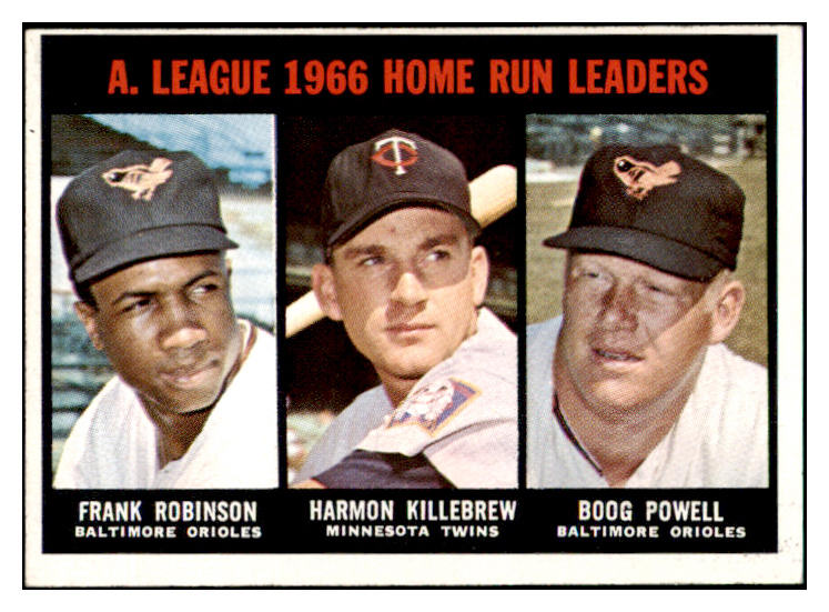 1967 Topps Baseball #243 A.L. Home Run Leaders Robinson EX-MT 519971