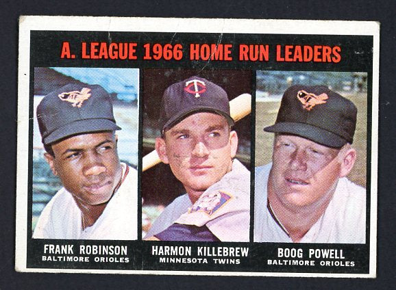 1967 Topps Baseball #241 A.L. RBI Leaders Robinson VG-EX 519980