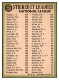 1967 Topps Baseball #238 N.L. Strike Out Leaders Sandy Koufax NR-MT 519983