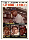 1964 Topps Baseball #007 N.L. Batting Leaders Clemente Aaron EX-MT 519999