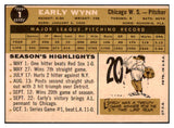 1960 Topps Baseball #001 Early Wynn White Sox EX-MT 520008