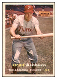 1957 Topps Baseball #070 Richie Ashburn Phillies EX+/EX-MT 520010