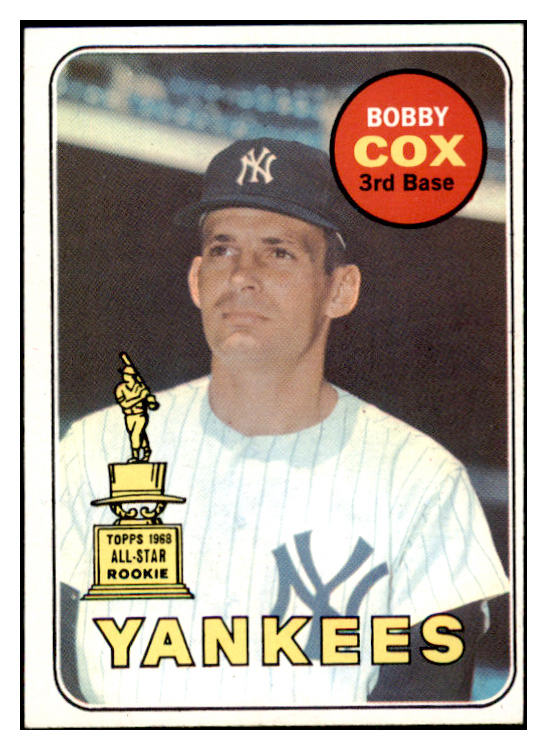 1969 Topps Baseball #237 Bobby Cox Yankees EX-MT 520019