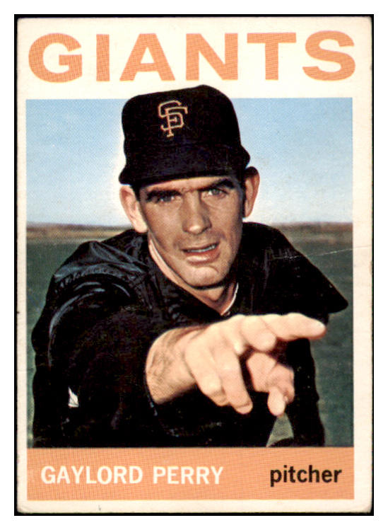 1964 Topps Baseball #468 Gaylord Perry Giants VG-EX 520030