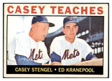 1964 Topps Baseball #393 Casey Stengel Ed Kranepool VG-EX 520035