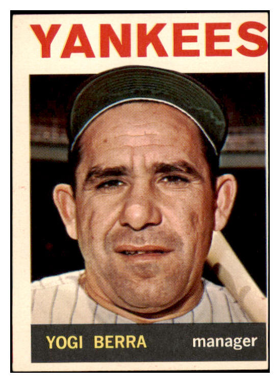 1964 Topps Baseball #021 Yogi Berra Yankees EX 520046