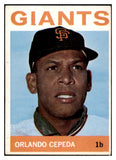 1964 Topps Baseball #390 Orlando Cepeda Giants EX 520047