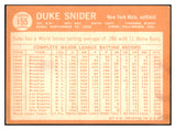 1964 Topps Baseball #155 Duke Snider Mets EX 520050