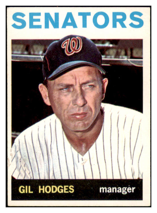 1964 Topps Baseball #547 Gil Hodges Senators EX-MT 520055