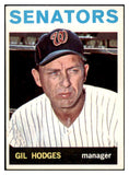 1964 Topps Baseball #547 Gil Hodges Senators EX-MT 520055