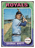 1975 Topps Baseball #228 George Brett Royals Poor 520058