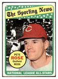 1969 Topps Baseball #424 Pete Rose A.S. Reds VG 520061