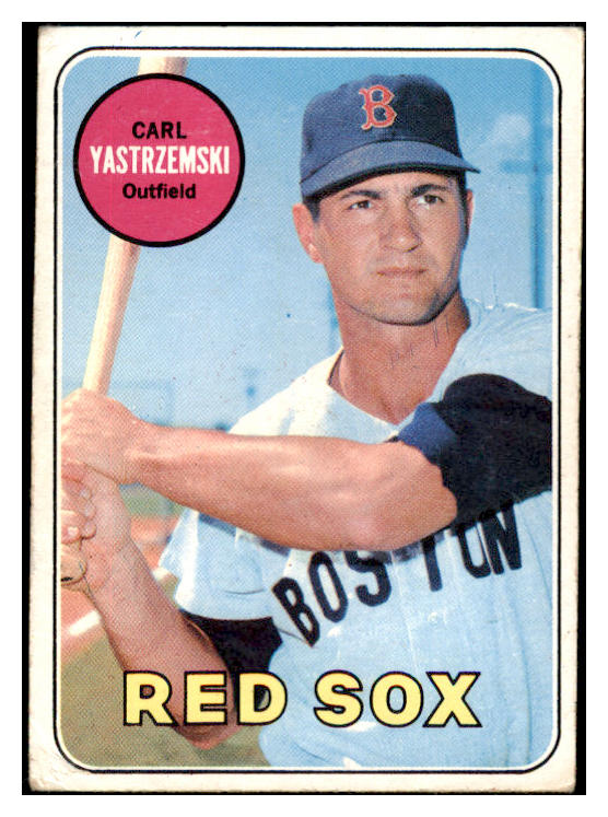 1969 Topps Baseball #130 Carl Yastrzemski Red Sox VG 520064