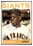 1964 Topps Baseball #150 Willie Mays Giants GD-VG 520067