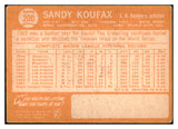 1964 Topps Baseball #200 Sandy Koufax Dodgers VG 520071