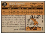 1960 Topps Baseball #132 Frank Howard Dodgers EX-MT 520080