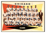 1960 Topps Baseball #513 Chicago Cubs Team EX-MT 520081