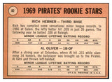 1969 Topps Baseball #082 Al Oliver Pirates VG-EX 520089