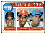 1969 Topps Baseball #010 N.L. Win Leaders Bob Gibson VG-EX 520092