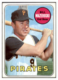 1969 Topps Baseball #335 Bill Mazeroski Pirates VG-EX 520111